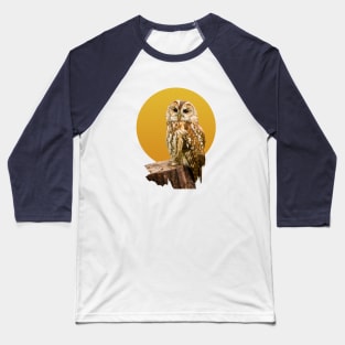 Tawny Owl Baseball T-Shirt